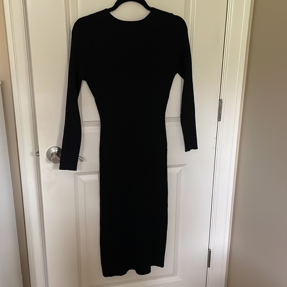 MissGuided Tall Rib Button Front Knit Midi Dress - Picture 4 of 6